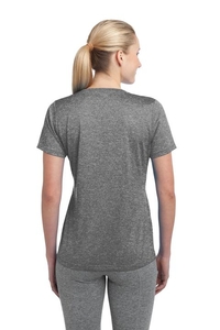 LST360 - Sport-Tek Ladies Heather Contender Scoop Neck Tee