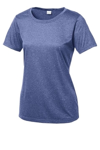 LST360 - Sport-Tek Ladies Heather Contender Scoop Neck Tee