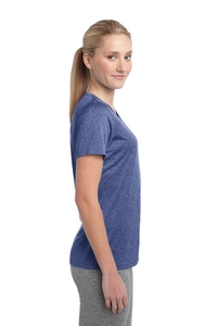 LST360 - Sport-Tek Ladies Heather Contender Scoop Neck Tee