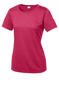 LST360 - Sport-Tek Ladies Heather Contender Scoop Neck Tee