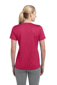 LST360 - Sport-Tek Ladies Heather Contender Scoop Neck Tee