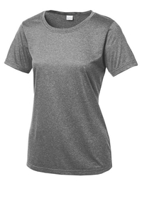 LST360 - Sport-Tek Ladies Heather Contender Scoop Neck Tee