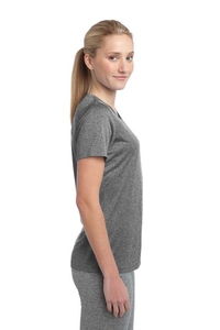 LST360 - Sport-Tek Ladies Heather Contender Scoop Neck Tee