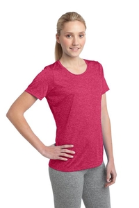 LST360 - Sport-Tek Ladies Heather Contender Scoop Neck Tee