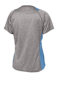 LST361 - Sport-Tek Ladies Heather Colorblock Contender V-Neck Tee