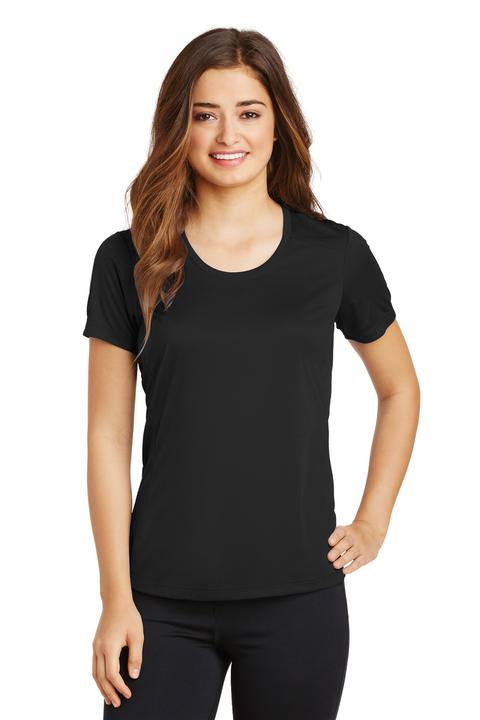 LST380 - Sport-Tek Ladies PosiCharge Elevate Scoop Neck Tee