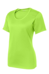 LST380 - Sport-Tek Ladies PosiCharge Elevate Scoop Neck Tee