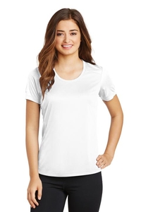 LST380 - Sport-Tek Ladies PosiCharge Elevate Scoop Neck Tee