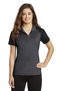 LST652 - Sport-Tek Ladies Colorblock Micropique Sport-Wick Polo