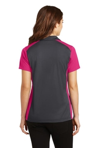 LST652 - Sport-Tek Ladies Colorblock Micropique Sport-Wick Polo