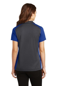 LST652 - Sport-Tek Ladies Colorblock Micropique Sport-Wick Polo