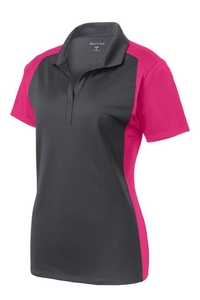 LST652 - Sport-Tek Ladies Colorblock Micropique Sport-Wick Polo