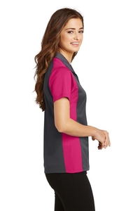 LST652 - Sport-Tek Ladies Colorblock Micropique Sport-Wick Polo