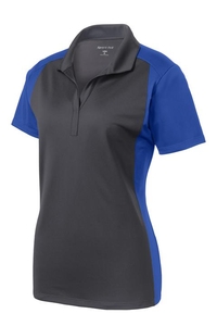 LST652 - Sport-Tek Ladies Colorblock Micropique Sport-Wick Polo