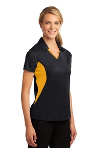 LST655 - Sport-Tek Ladies Side Blocked Micropique Sport-Wick Polo