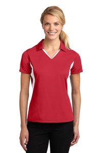 LST655 - Sport-Tek Ladies Side Blocked Micropique Sport-Wick Polo