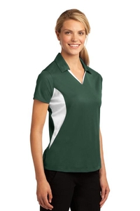 LST655 - Sport-Tek Ladies Side Blocked Micropique Sport-Wick Polo