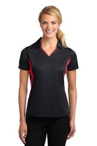 LST655 - Sport-Tek Ladies Side Blocked Micropique Sport-Wick Polo