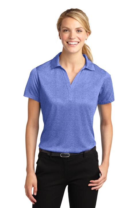 LST660 - Sport-Tek Ladies Heather Contender Polo