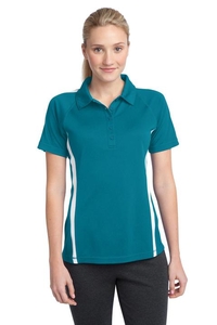 LST685 - Sport-Tek Ladies PosiCharge Micro-Mesh Colorblock Polo