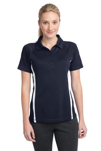 LST685 - Sport-Tek Ladies PosiCharge Micro-Mesh Colorblock Polo