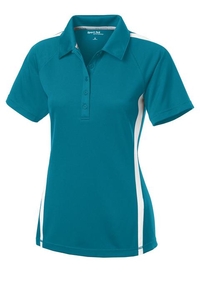 LST685 - Sport-Tek Ladies PosiCharge Micro-Mesh Colorblock Polo