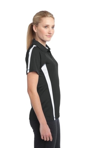 LST685 - Sport-Tek Ladies PosiCharge Micro-Mesh Colorblock Polo