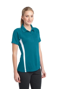 LST685 - Sport-Tek Ladies PosiCharge Micro-Mesh Colorblock Polo