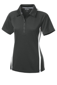 LST685 - Sport-Tek Ladies PosiCharge Micro-Mesh Colorblock Polo