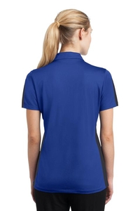 LST695 - Sport-Tek Ladies PosiCharge Active Textured Colorblock Polo