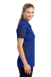 LST695 - Sport-Tek Ladies PosiCharge Active Textured Colorblock Polo