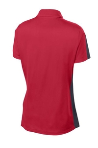 LST695 - Sport-Tek Ladies PosiCharge Active Textured Colorblock Polo