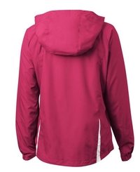 LST76 - Sport-Tek Ladies Colorblock Hooded Raglan Jacket