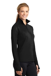 LST850 - Sport-Tek Ladies Sport-Wick Stretch 1/2-Zip Pullover