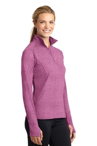 LST850 - Sport-Tek Ladies Sport-Wick Stretch 1/2-Zip Pullover