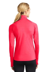 LST850 - Sport-Tek Ladies Sport-Wick Stretch 1/2-Zip Pullover