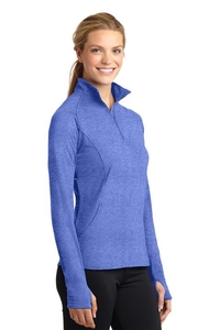 LST850 - Sport-Tek Ladies Sport-Wick Stretch 1/2-Zip Pullover