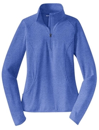 LST850 - Sport-Tek Ladies Sport-Wick Stretch 1/2-Zip Pullover