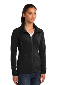 LST852 - Sport-Tek Ladies Sport-Wick Stretch Full-Zip Jacket