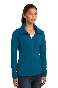 LST852 - Sport-Tek Ladies Sport-Wick Stretch Full-Zip Jacket