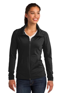 LST852 - Sport-Tek Ladies Sport-Wick Stretch Full-Zip Jacket