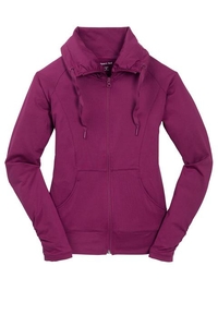 LST852 - Sport-Tek Ladies Sport-Wick Stretch Full-Zip Jacket