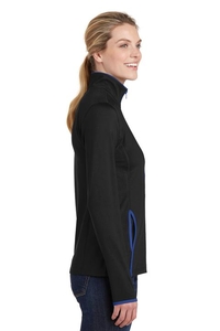 LST853 - Sport-Tek Ladies Sport-Wick Stretch Contrast Full-Zip Jacket.  LST853