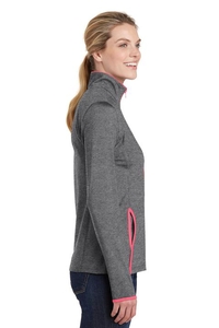 LST853 - Sport-Tek Ladies Sport-Wick Stretch Contrast Full-Zip Jacket. LST853