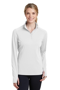 LST860 - Sport-Tek Ladies Sport-Wick Textured 1/4-Zip Pullover.  LST860