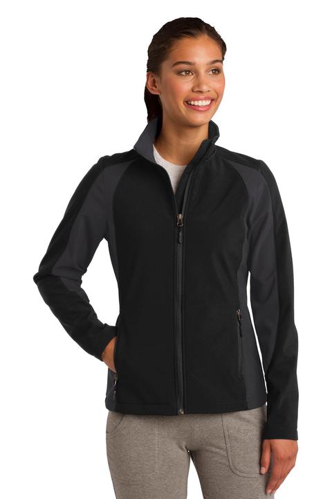 LST970 - Sport-Tek Ladies Colorblock Soft Shell Jacket