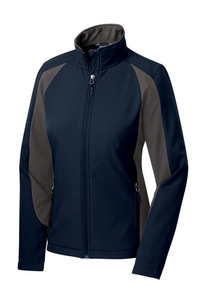 LST970 - Sport-Tek Ladies Colorblock Soft Shell Jacket