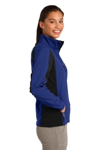 LST970 - Sport-Tek Ladies Colorblock Soft Shell Jacket