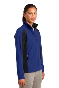 LST970 - Sport-Tek Ladies Colorblock Soft Shell Jacket