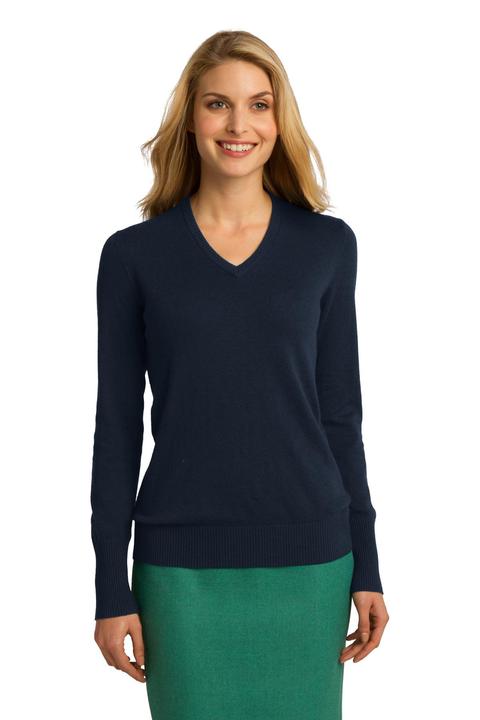 LSW2850 - Port Authority Ladies V-Neck Sweater